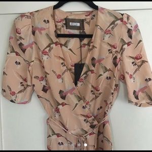 Reformation Marta Wrap Dress